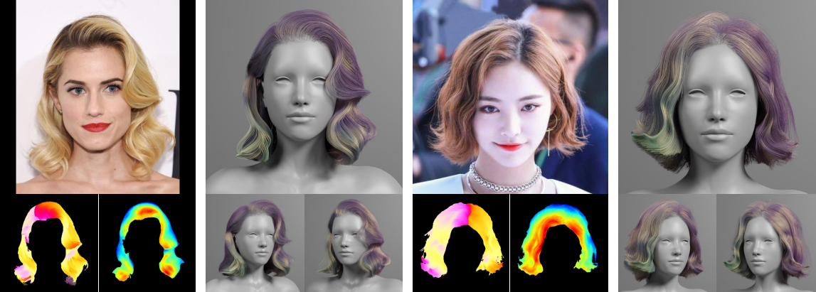 HairStep: Transfer Synthetic to Real Using Strand and Depth Maps for Single-View 3D Hair Modeling